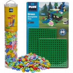 240 Piece Tropical Mix & Baseplate Duo - Construction Building Stem / Steam Toy Mini Puzzle Blocks for Kids $46.88 Toy Buildi...