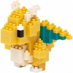 Nanoblocks - 3 Sets Bundle - Dragonite Snorlax and Farfetch'd (Kairyu Kabigon and Kamonegi in Japan) - Adjustable Pokemon Cha...