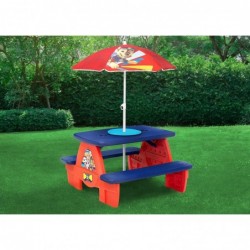 4 Seat Activity Picnic Table with Umbrella and Lego Compatible Tabletop PAW Patrol $112.43 Toy Building Sets