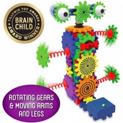 Techno Gears STEM Construction Set - Wacky Robot (60+ pieces) - Learning Toys & Gifts for Boys & Girls Ages 6 Years and Up $6...