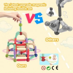 Magnetic Building Sticks Blocks Toys 42PCS Magnetic Balls and Rods Set STEM Educational Learning Construction Toys Gift for A...