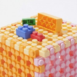 Large Waffle Soft Building Blocks — Cube Puzzle for Cognitive Development Early Learning Education and Sensory Play for Ages ...