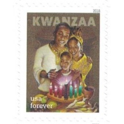 Kwanzaa 2018 Forever Stamps - Sheet 20 Scott 5337 $43.40 Collectible Postage Stamps