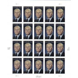 Gerald Ford Sheet of Twenty 41 Cent Stamps Scott 4199 $27.88 Collectible Postage Stamps