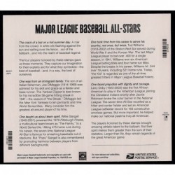 Forever Stamps Baseball All Stars - sheet of 20 postage stamps (Willie Stargell Larry Doby Ted Williams Joe Dimaggio) $63.18 ...