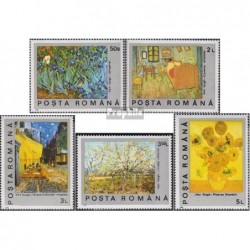 Romania 4637-4641 (Complete.Issue.) 1991 Vincent Van Gogh (Stamps for Collectors) Painting $16.76 Collectible Postage Stamps