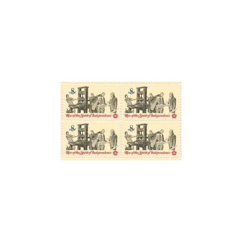 Rise of the Spirit of Independence 1 Set of 4 x 8 Cent US Postage Stamp 1476 $13.51 Collectible Postage Stamps