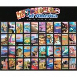 US Stamp - 2006 Wonders of America - 40 Stamp Sheet - Scott 4033-72 $50.57 Collectible Postage Stamps