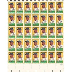 Jackie Robinson Baseball Full Sheet of 50 x 20 Cent US Postage Stamps Scott 2016 $33.51 Collectible Postage Stamps