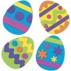 Easter Bunny and Eggs Craft Kits | 24 Pack Easter Craft Kits | Bulk Class Pack Easter Crafts $18.46 Craft Kits