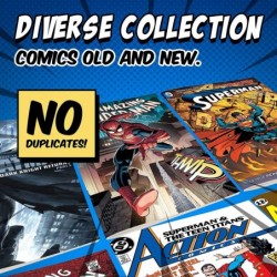 Comic Book Collection Gift Pack | Lot of 25 Unique Marvel & DC Comic Books | Good Condition or Better | Perfect Marvel Comics...