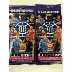 2021/22 Illusions NBA Cello Value Fat Pack Lot of 2 Packs - 24 Trading Cards Total - 12 Cards Per Pack $35.23 Trading Cards &...