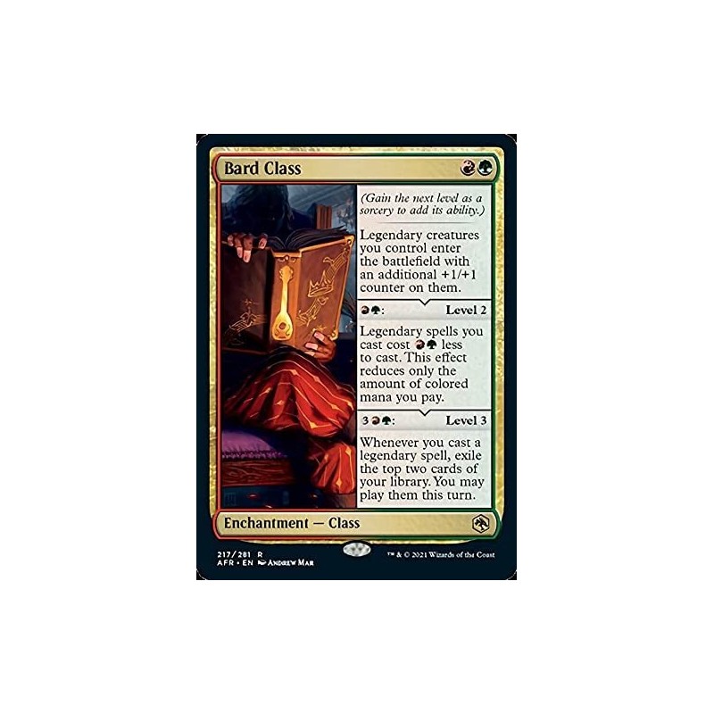 Magic: the Gathering - Bard Class (217) - Adventures in The Forgotten Realms $11.04 Trading Cards & Accessories