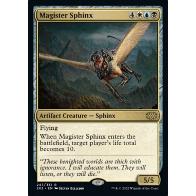 Magic: the Gathering - Magister Sphinx (247) - Double Masters 2022 $11.82 Trading Cards & Accessories