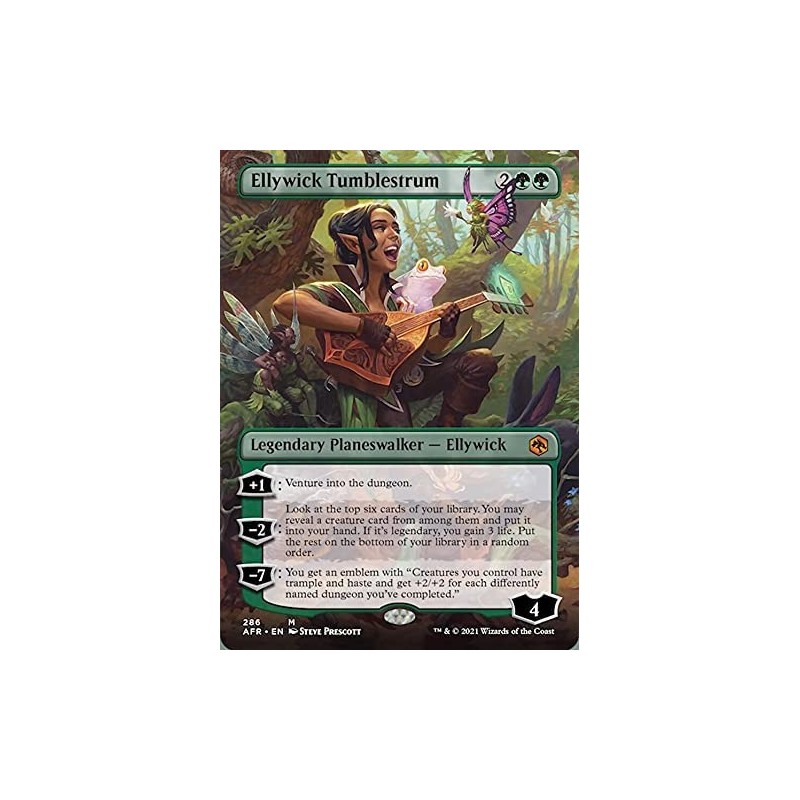 Magic: the Gathering - Ellywick Tumblestrum (286) - Borderless - Adventures in The Forgotten Realms $12.28 Trading Cards & Ac...