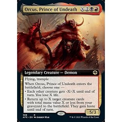 Magic: the Gathering - Orcus Prince of Undeath (388) - Extended Art - Adventures in The Forgotten Realms $13.62 Trading Cards...