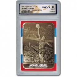 Michael Jordan Limited Edition RED/White/Blue 1986 Rookie WCG GEM MT 10 23KT Gold Card! $58.48 Trading Cards & Accessories