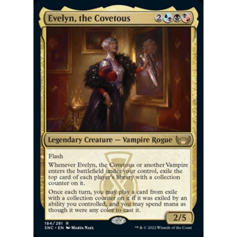 Magic: the Gathering - Evelyn The Covetous (184) - Streets of New Capenna $12.36 Trading Cards & Accessories