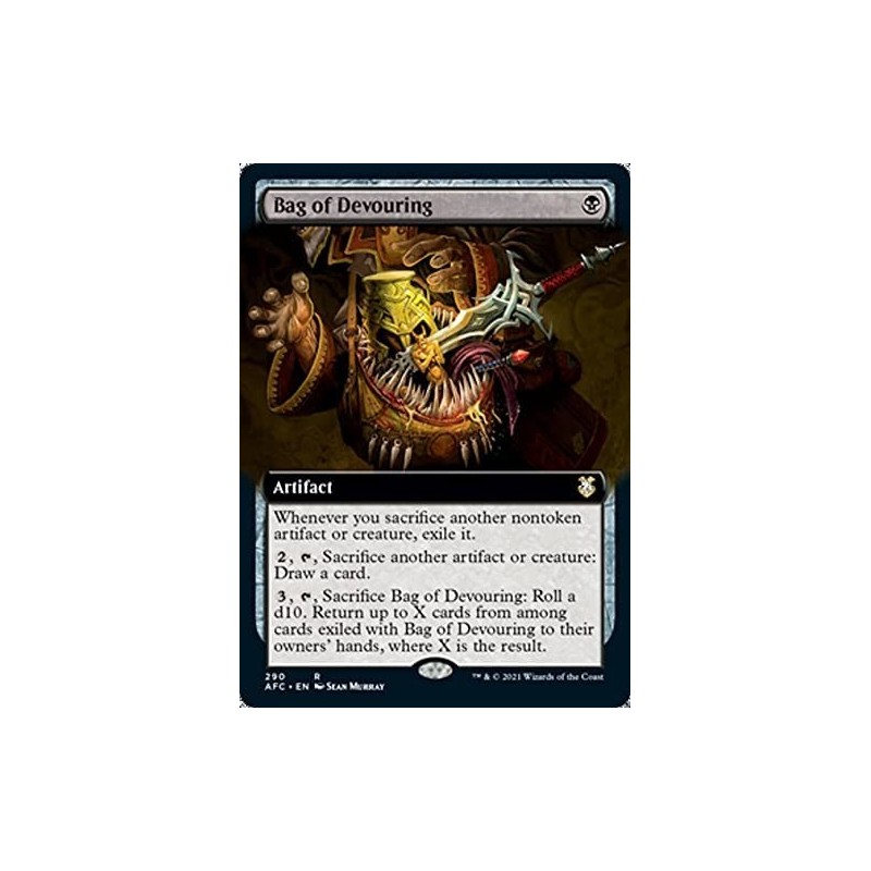 Magic: the Gathering - Bag of Devouring (290) - Extended Art - Forgotten Realms Commander $11.86 Trading Cards & Accessories