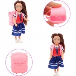 5.3 Inch Chelsea Doll Clothes and School Playset 3 Dresses 3 Outfits 2 Shoes and 19 Pcs Study Supplies Accessories for Chelse...