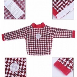 Santa Clothing for Elf Doll（Sweater Set - 1 Sweater + 8 Attachable Decals） $14.34 Doll Accessories