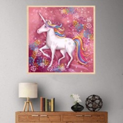 DIY 5D Diamond for Kids Unicorn Diamond Painting Kits for Children Unicorn Piant with Diamonds for Home Wall Decor 16×16 inch...