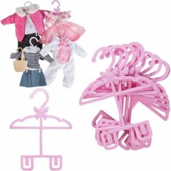 Doll Full-Outfit Clothes Hangers for 18" Dolls - 12pk - Unique Design Holds Your Top and Bottom at Once Including Dresses Pan...