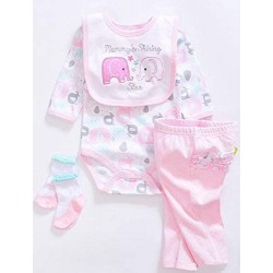 Reborn Baby Doll Clothes Baby Girl Doll Clothing Outfit Accessories 4 Pices Sets for 20- 23 Inches $28.06 Doll Accessories