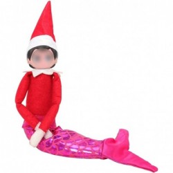 2 pcs Merry Mermaid Clothes Doll Clothes for Christmas Doll Clothes (Rose Red + Blue) $13.29 Doll Accessories