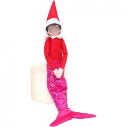 2 pcs Merry Mermaid Clothes Doll Clothes for Christmas Doll Clothes (Rose Red + Blue) $13.29 Doll Accessories