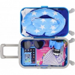 24 Pcs 18 Inch Boy Doll Clothes and Accessories Suitcase Play Set Included Travel Carrier Clothes Camera Phone Travel Pillow ...