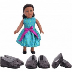 Doll Accessories Six Pair 18 Inch America Doll's Shoes Suitable for 18 inch Doll $24.59 Doll Accessories