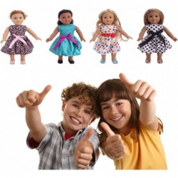 Doll Accessories Six Pair 18 Inch America Doll's Shoes Suitable for 18 inch Doll $24.59 Doll Accessories