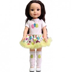 Vibrant Easter Egg Dress Made for 14 inch Dolls Compatible with Wellie Wishers $16.92 Doll Accessories