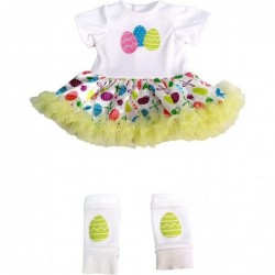 Vibrant Easter Egg Dress Made for 14 inch Dolls Compatible with Wellie Wishers $16.92 Doll Accessories