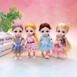 4 Sets 6 Inch Dolls Cute Girl Dolls Include 4 Pieces Girl Mini Dolls 4 Sets Handmade Doll Clothes 4 Pairs of Doll Shoes $25.0...