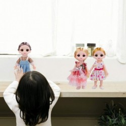 4 Sets 6 Inch Dolls Cute Girl Dolls Include 4 Pieces Girl Mini Dolls 4 Sets Handmade Doll Clothes 4 Pairs of Doll Shoes $25.0...