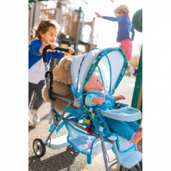 Toy Caboose Doll Stroller Doll Accessory Blue Dot $145.43 Doll Accessories