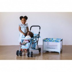 Toy Caboose Doll Stroller Doll Accessory Blue Dot $145.43 Doll Accessories