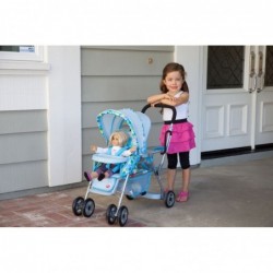 Toy Caboose Doll Stroller Doll Accessory Blue Dot $145.43 Doll Accessories