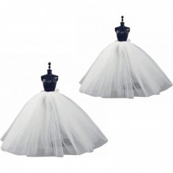 2pcs/lot Fashion Petticoat for 11.5" 1/6 Doll Slip Wedding Dress Underskirt Clothes Outfits 1/6 BJD Dollhouse Accessories (Lo...