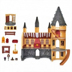 Harry Potter Magical Minis Hogwarts Castle with 12 Accessories Lights Sounds & Exclusive Hermione Doll Kids Toys for Ages 5 a...