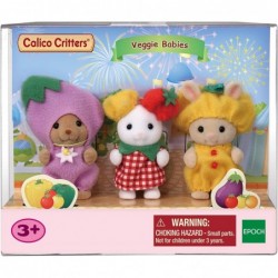 Veggie Babies Limited Edition Playset with 3 Collectible Figures and Costume Accessories $53.13 Doll Playsets