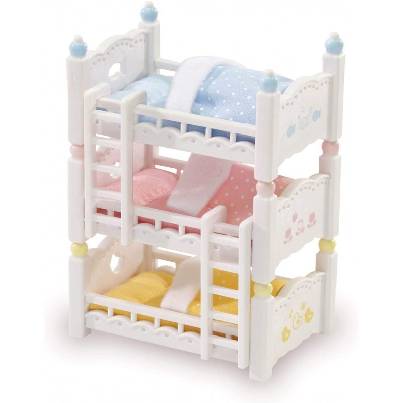 Triple Baby Bunk Beds $16.61 Dollhouse Accessories