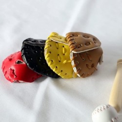 3Pcs/Set Dollhouse Baseball 1/12 Scale Miniature Dollhouse Accessories Wood Miniature Baseball Glove Set for Dollhouse Scene ...