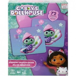 Gabby’s Dollhouse 72pc Memory Match - Bundle with Gabby's Dollhouse 72pc Memory Match Board Game Stickers More (Gabby’s Dollh...