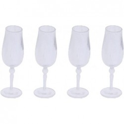 1/12 Dollhouse Tableware 4 Pieces Cup Goblet Wine Glass Juice Accessories $14.92 Dollhouse Accessories