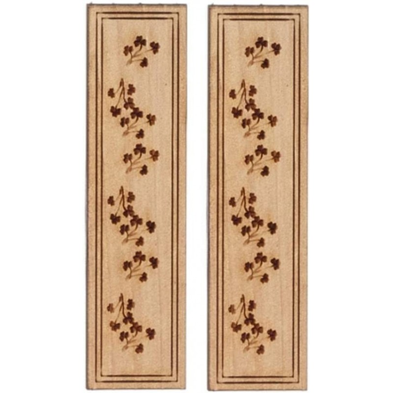 Dolls House Flower Shutters Wooden 1:12 Scale Laser Cut Window Accessory $21.29 Dollhouse Accessories