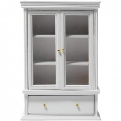 Exquisite White Doll House Miniatures Cabinet Model Bedroom Decor Accessory $24.34 Dollhouse Accessories