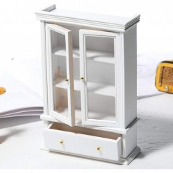 Exquisite White Doll House Miniatures Cabinet Model Bedroom Decor Accessory $24.34 Dollhouse Accessories